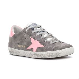Golden Goose GGDB Superstar Sneakers grey pink
